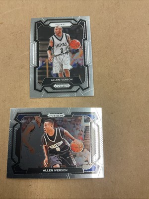 2024 Panini Prizm Draft Pick Philadelphia Allen Iverson Common & Variation Card