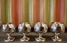 Vintage Gorham 955 Sterling Silver Mini Cordial Goblet Cups In Original Box