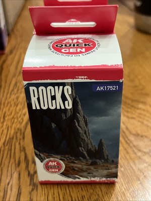 AK Interactive #AK17521 Quick Gen Set (3) Rocks