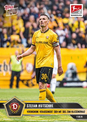 Topps NOW Bundesliga 2025/2026 - Card 195  - Stefan Kutschke   - Dynamo Dresden