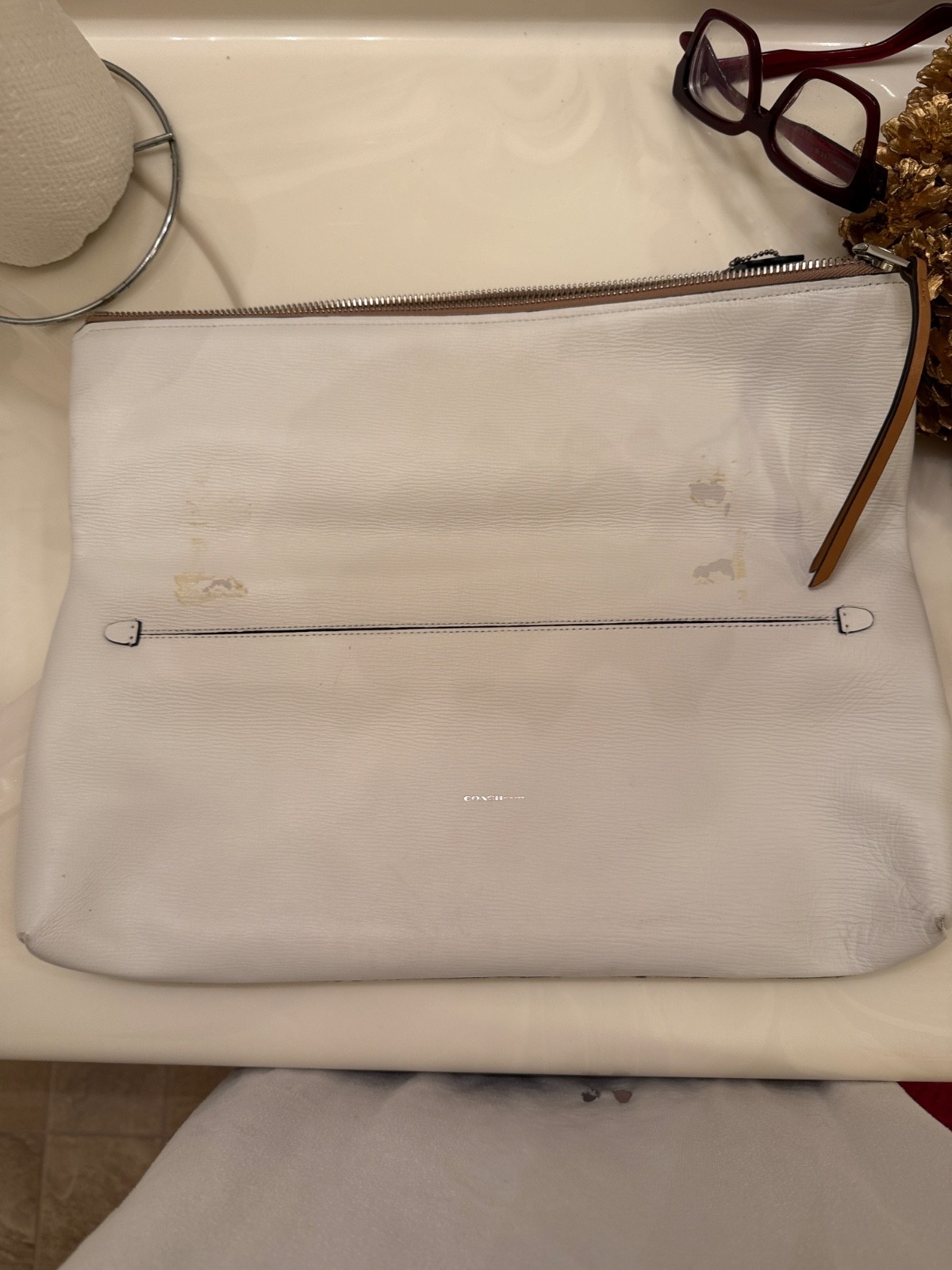 Coach The Clutchable Python Snake Embossed Leathe… - image 24