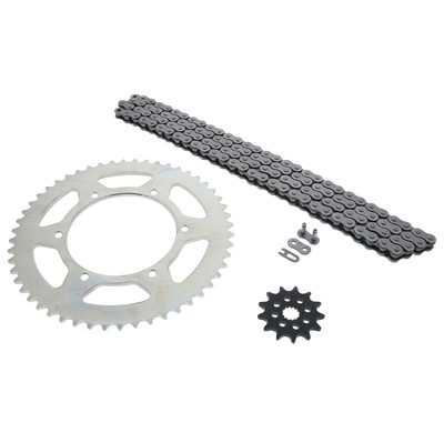 1999-2004 Yamaha YZ125 125 Non O Ring Chain & Sprocket Silver 13/52 116L