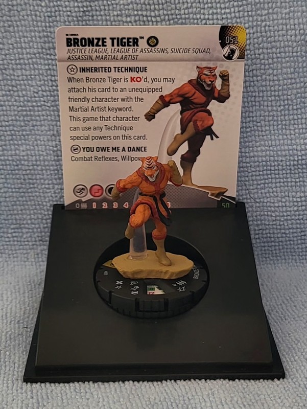HeroClix Fight For Gotham City SR Bronze Tiger #051