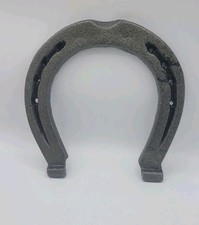 Large Cast Iron Lucky Horseshoe Decorative 7 x 8 in