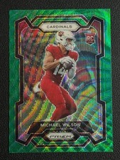 2023 Panini Prizm - Michael Wilson #303 Green Wave Prizm Rookie RC