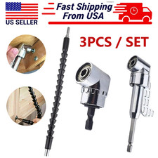 105 Degree Right Angle Drill Socket Adapter Flexible Shaft Extension Bit Driver