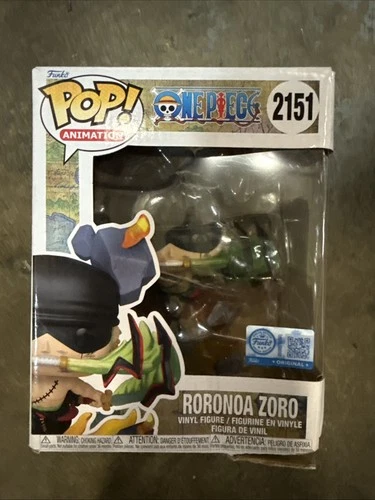 Funko POP! One piece: King Of Hell Zoro # 2151 Amazon Exclusive BOX DAMAGE