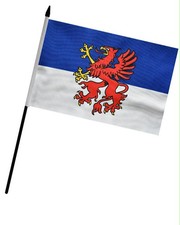 Pommern Germany Hand Flag - 9" x 6" - LAST FEW