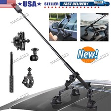 Car Suction Cup Mount Bracket Selfie Stick For Insta360 X5 X4 X3 X2 DJI Camera