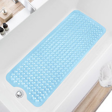Bath Tub Shower Mat, Non Slip Bathtub Floor Liner Mats with Suction Cups and Dra