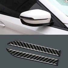 Universal Car Carbon Fiber Rear View Mirror Decals  Door Edge Guards, Anti-Scra