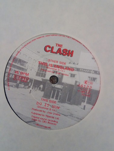 The Clash - This is England 7" Poster Sleeve Vinyl Single Record - Picture 4 of 5