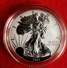 2012 S REVERSE PROOF SILVER EAGLE 2-COIN SAN FRANCISCO SET WITH BOX/COA S396