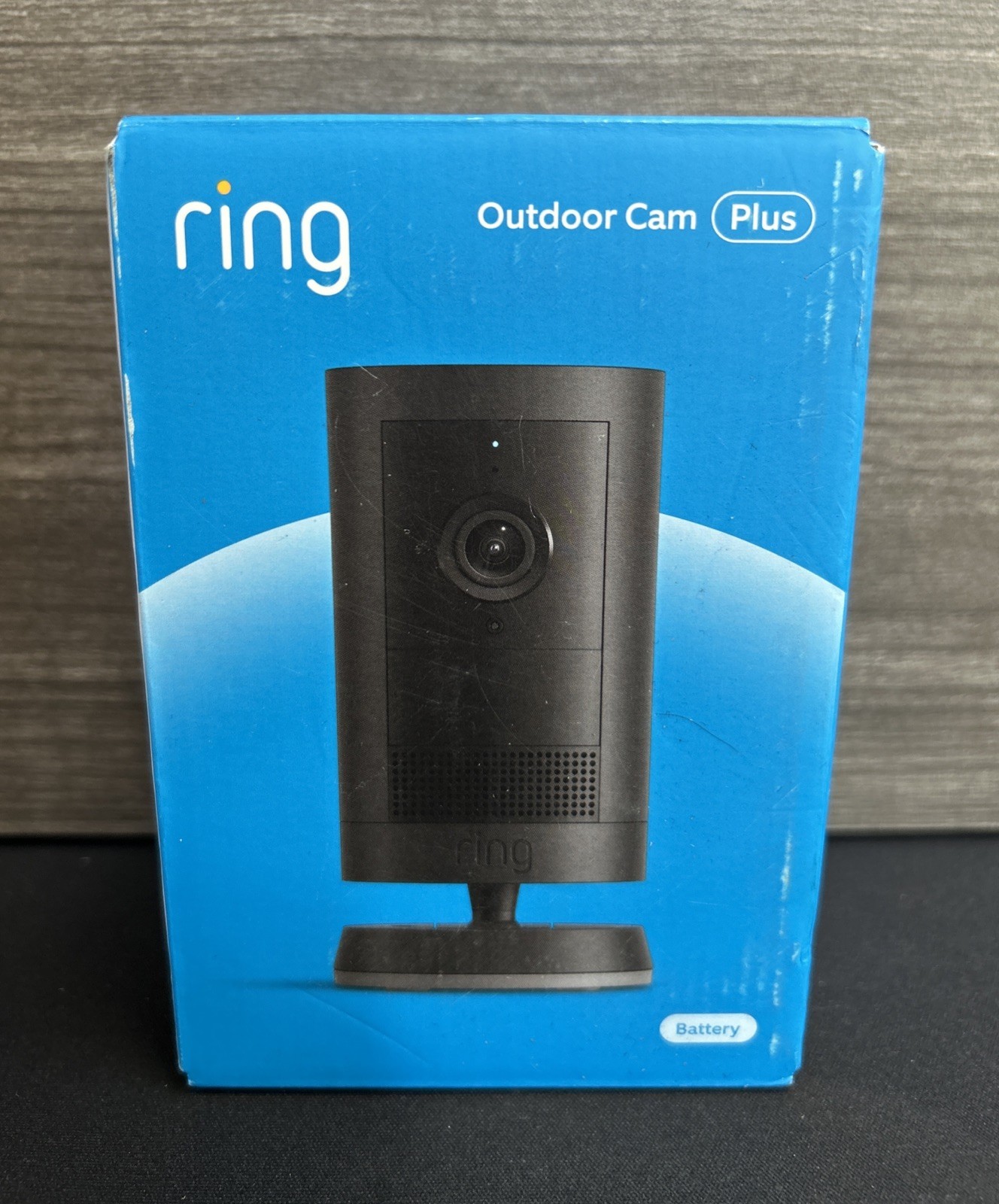 Ring Outdoor Cam Plus Battery 2K HD Smart Camera - Black -FR