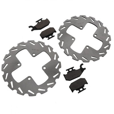 2012 Can-Am Outlander Max 400 / Max 400 XT Front Sport Brake Rotors & Brake Pads