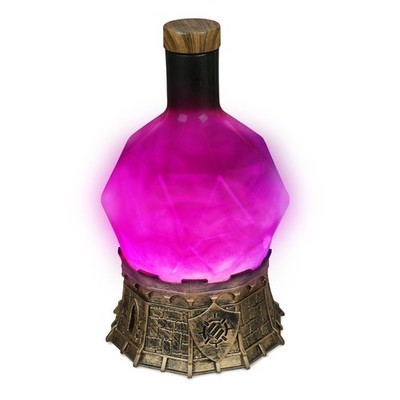 Gaming Sorcerer's Potion Light with Swirling Mystical Brew - Potion Bottle Mo...