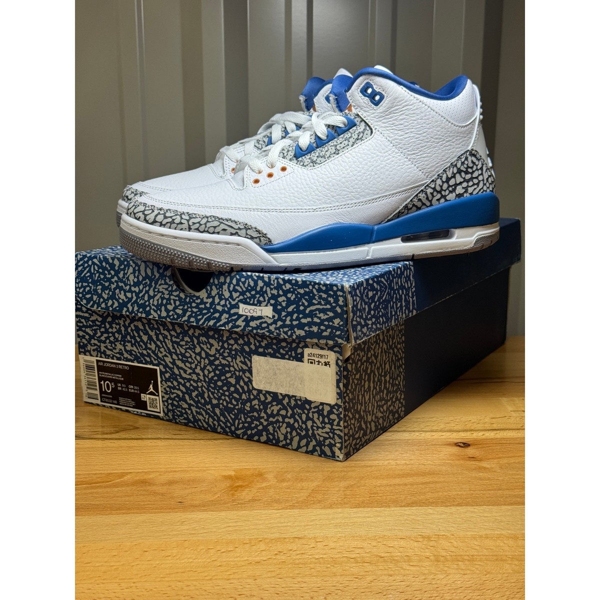Size 10.5 - Jordan 3 Retro Mid Washington Wizards for sale