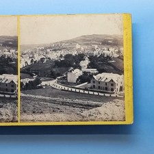 Ilfracombe Stereoansicht um 1870 Echtfoto Devon Studie Stadt Fm Tors Park von Bedford