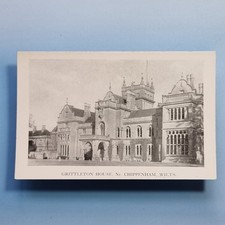 Chippenham Postcard C1950 Wiltshire Grittleton Country House Front
