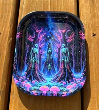 Rolling Tray 180mm x 140mm Metal Ashtray Tobacco Plate Smoke Accessories