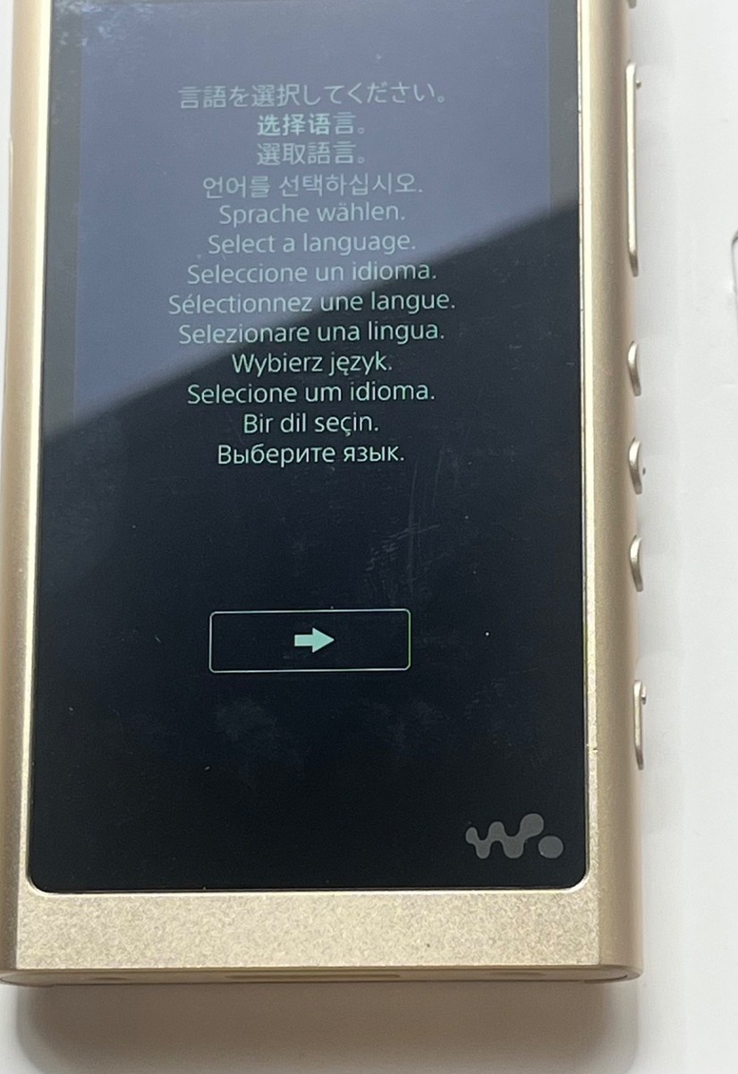 Sony Walkman NW-A55 Hi-Reso pale gold Digital Audio Player