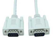 3ft Serial DB9/DB9 Straight-thru RS232 Male to Male Cable