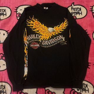 Harley Davidson Chosa's Tempe Arizona Long Sleeve Graphic T Shirt Black