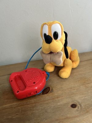 Disney Mattel 2000 Walk n Wag Baby Pluto mit Fernleitung interaktiv Vintage 