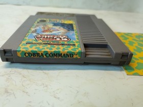 Cobra Command with Manual | NES Cart w Instructions | Vintage Video Game