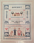 Vintage Dimensions Home Sweet Home Sampler Counted Cross Stitch Kit Country 3608 — photo 2