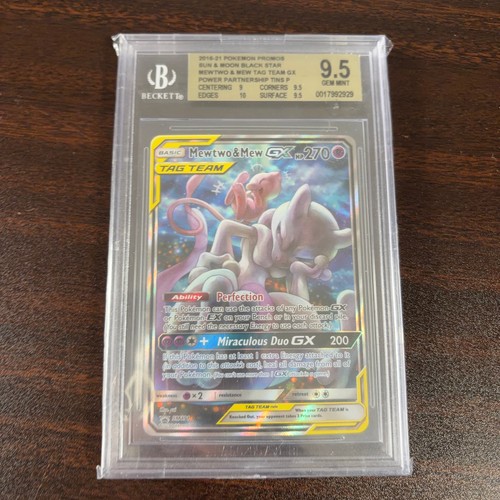 Mewtwo & Mew-GX graded BGS 9.5 for sale on eBay