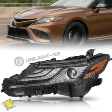 LED Headlight Assembly For 2018 2019 2020 Toyota Camry XLE XSE Left Driver Side