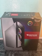 iBUYPOWER Gaming Desktop ATX Mid Tower Case Black ARGB Steel Tempered Glass
