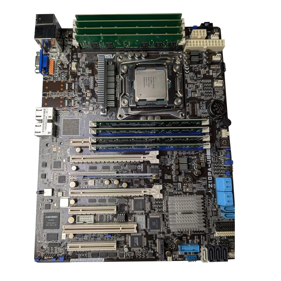 Mainboard X99 Kit ASUS Z10PA-U8 V4 bis 512 GB LGA 2011-3 Xeon E5 V3 V4 Bundle - image 2 of 3