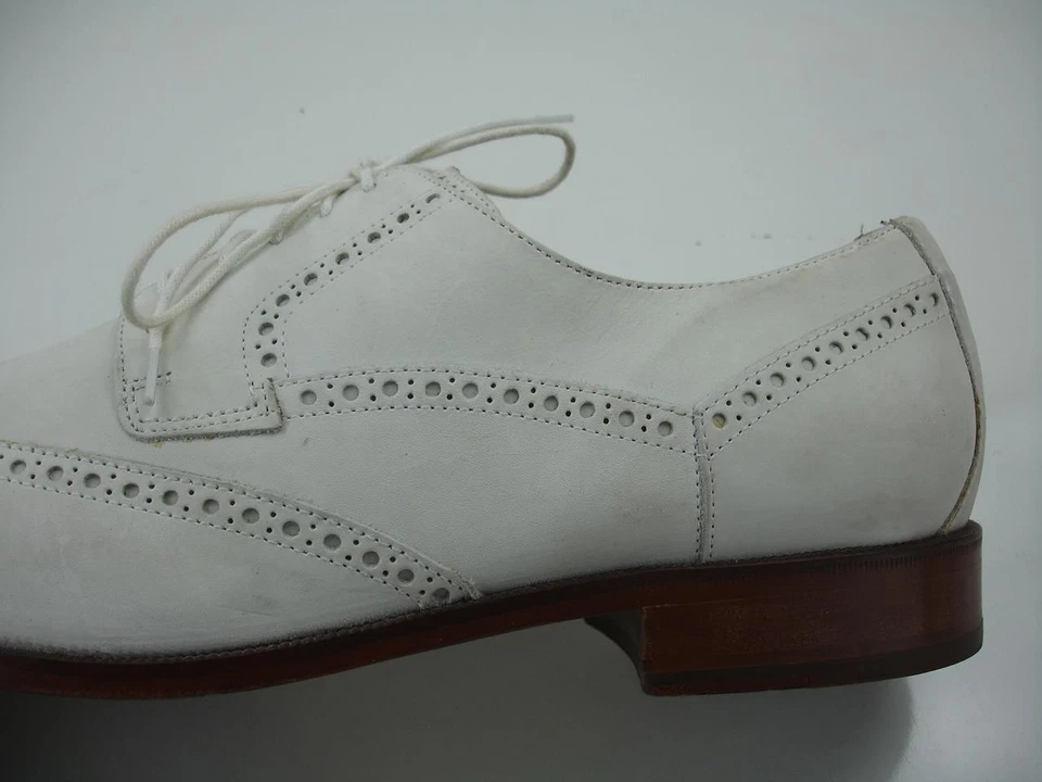 Para hombres Talla 13 M Cole Haan Great Jones Punta de Ala Zapatos Oxford Gamuza Bucks Bucs Brogue Foto 2 de 4