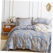 Bohemian Damask Duvet Cover 100 Cotton Boho Khaki King Vintage Paisley Flower