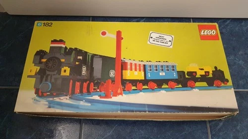 Lego System Classic Vintage Train Train Set 182 60s 60s Original Box Boxed 70s 70s