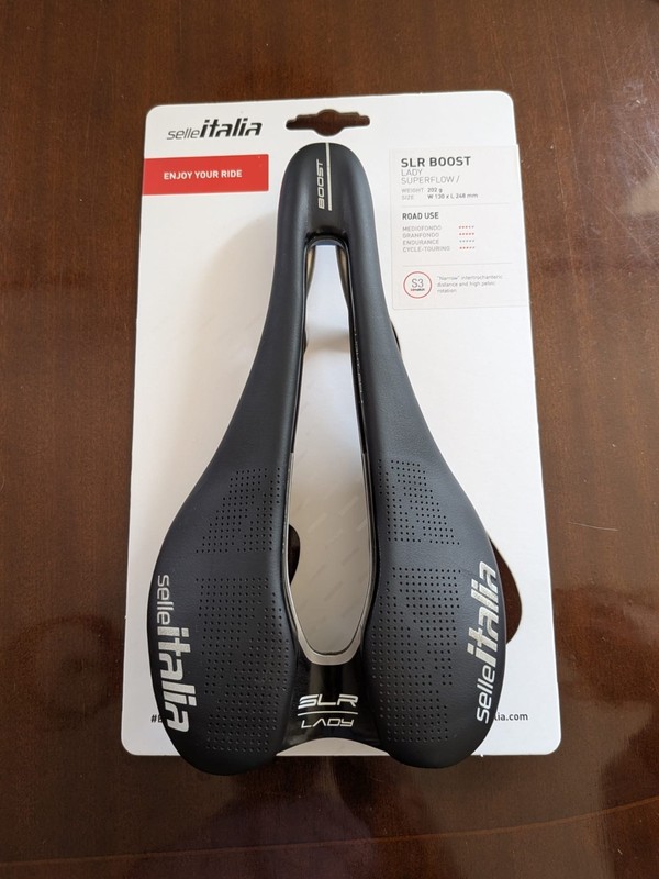 Selle Italia SLR Boost Lady Superflow - S3 - Titanium Ti316 Rails - 202g