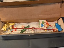 VINTAGE BABY GIFT HANDPAINTED MOBILE BY IRMI MUSICAL MOTHER GOOSE W/ BOX