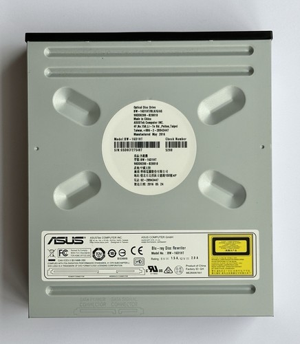 ASUS BW-16D1HT 16x Blu-Ray CD DVD Writer, SATA, Black - FREE P&P!! - Photo 3/3