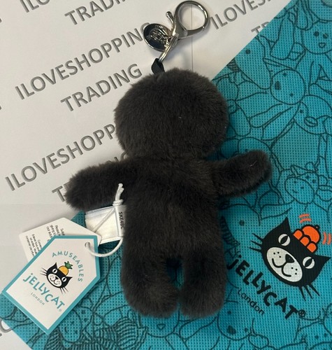 AUTHENTIC JELLYCAT COLLECTIBLE HALLOWEEN SKELETON BOB BAG CHARM PLUSH TOY SKE4BC - Picture 4 of 24