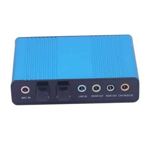 USB Externe Soundkarte 5.1 Surround Sound Optical Audio Sound Card, - Photo 4/7