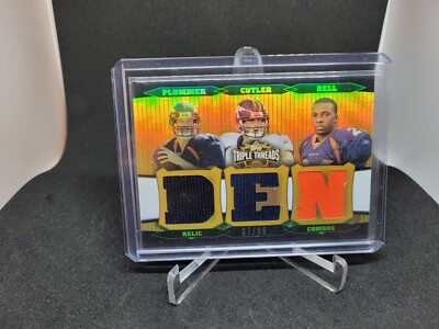2006 Triple Threads Relic Combos Gold Plummer Cutler BELL