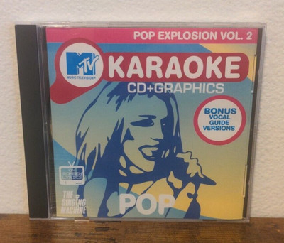 MTV Karaoke POP EXPLOSION VOL. 2 The Singing Machine Song Track Music CD+G