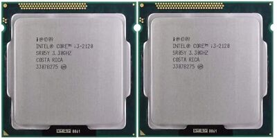 Lot of 2 Intel Core i3-2120  Core 3.30GHz SR05Y LGA1155 Desktop Processor L-A