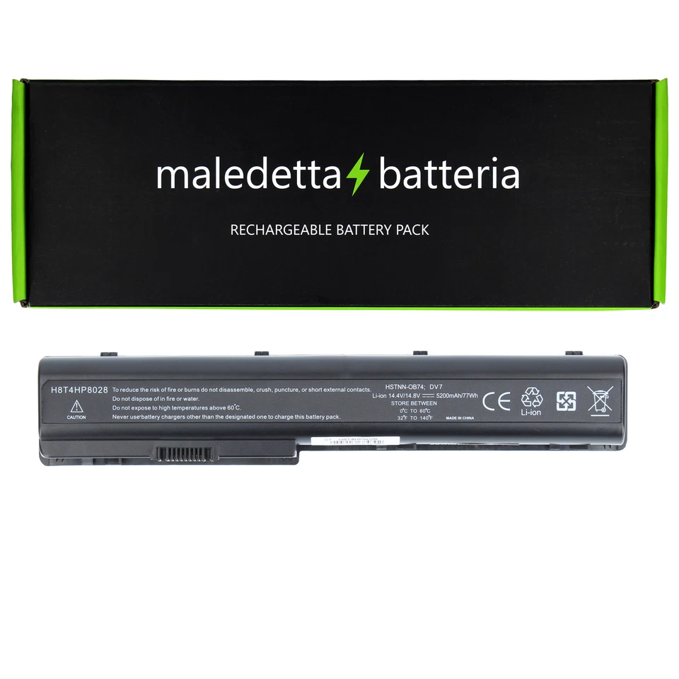 MB DISTRIBUZIONE Batteria SOSTITUTIVA HP-compaq HSTNN-IB75, HSTNNOB75, HSTNN-OB75,