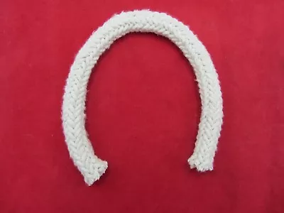 BRAIDED COTTON ROUND ROPE WICK 3/4" x 16" FOR SMUDGE POT OIL LAMP TORCH NEW - Image 1 of 3