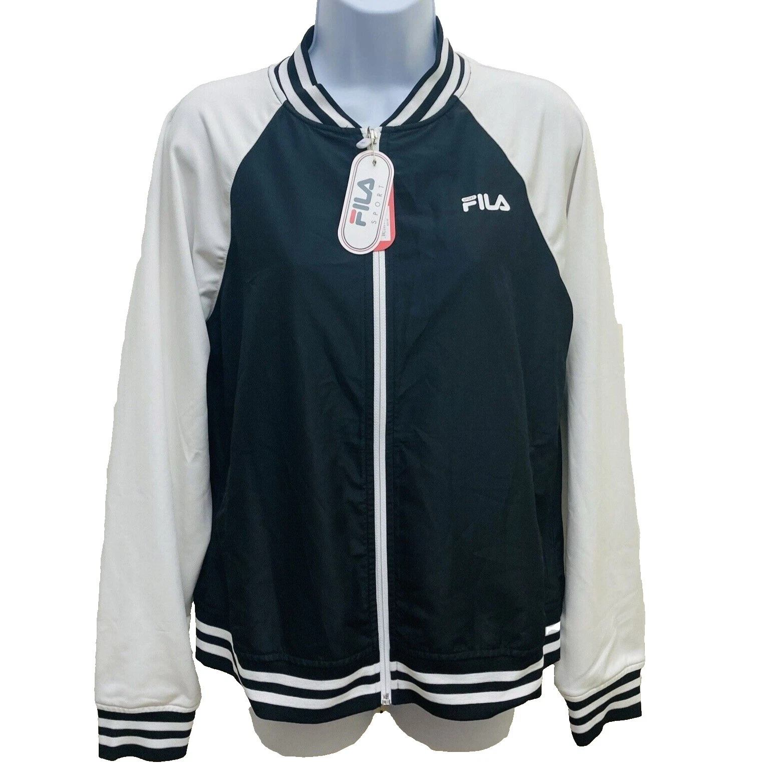 FILA Negro abrigos, chaquetas y chalecos Casual para Mujeres