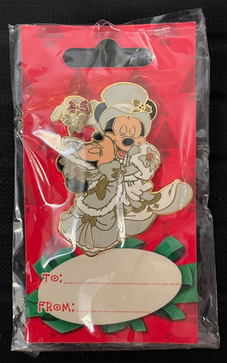 Disney Pin 42605 RARE Vintage Victorian Holiday Mickey