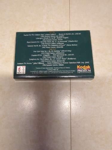 THE SOUND AND THE SPIRIT: A History of Music At The Olympic Games Cassette Tape - Picture 2 of 2